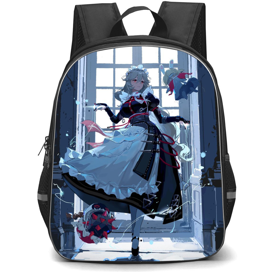 Zenless Zone Zero Alexandrina Sebastiane Backpack StudentPack - Alexandrina Sebastiane Portrait Window Background