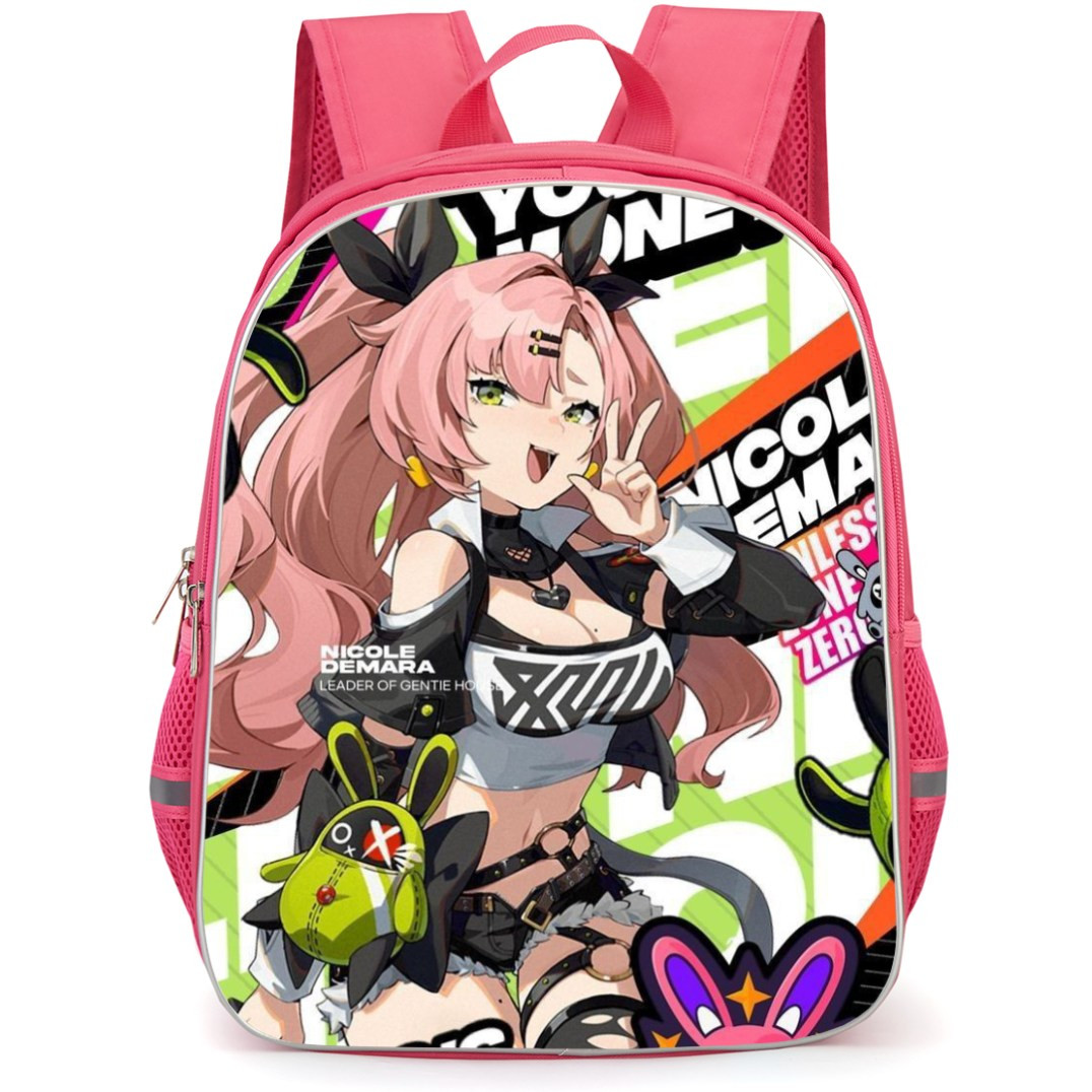 Zenless Zone Zero Nicole Demara Backpack StudentPack - Nicole Demara Side Portrait