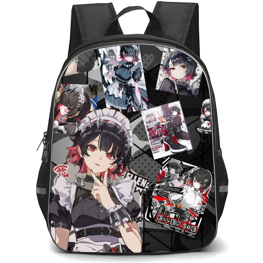 Zenless Zone Zero Ellen Joe Backpack School Bag StudentPack - Ellen Joe Photographs Collage