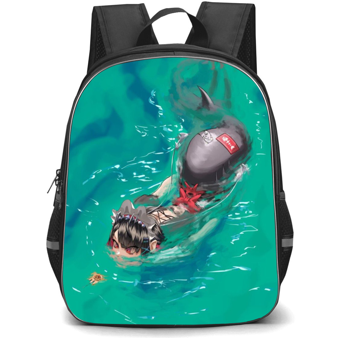Zenless Zone Zero Ellen Joe Backpack StudentPack - Ellen Joe Swimming Illustration