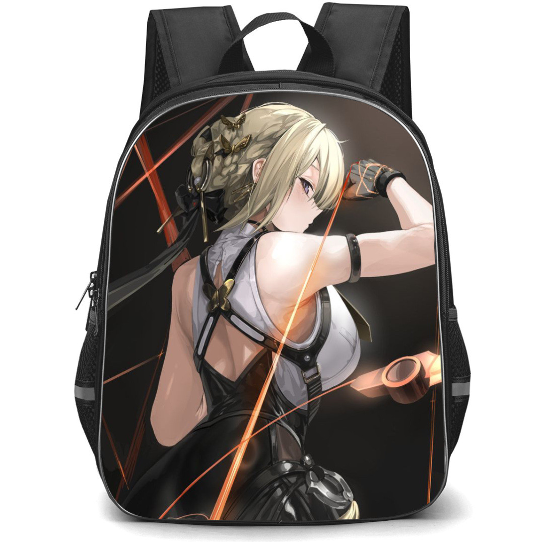 Zenless Zone Zero Evelyn Chevalier Backpack StudentPack - Evelyn Chevalier Back Portrait