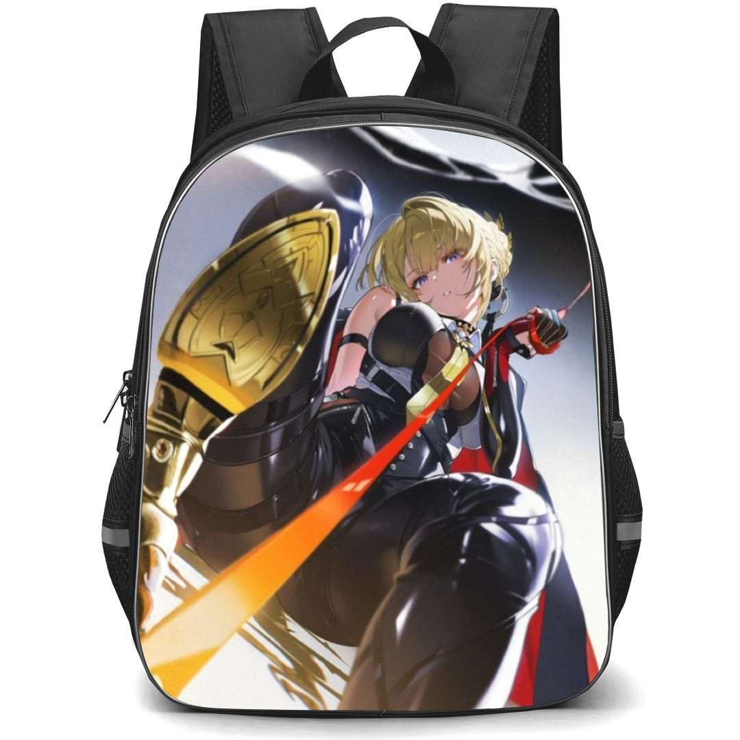 Zenless Zone Zero Evelyn Chevalier Backpack School Bag StudentPack - Evelyn Chevalier Attack Pose Portrait