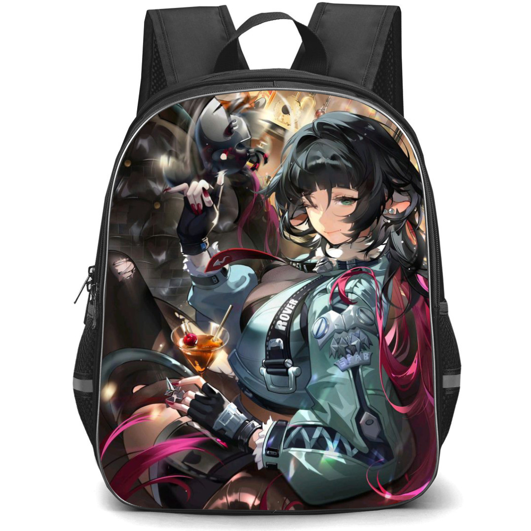 Zenless Zone Zero Jane Doe Backpack StudentPack - Jane Doe Side Portrait