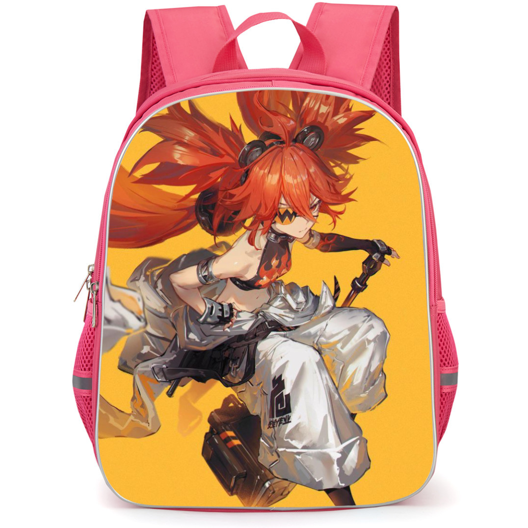 Zenless Zone Zero Koleda Belobog Backpack StudentPack - Koleda Belobog Portrait Yellow Background