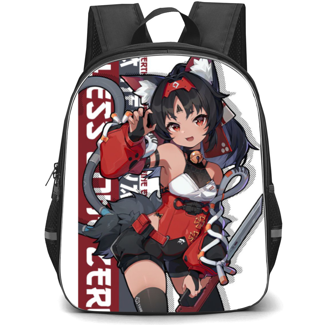 Zenless Zone Zero Nekomiya Mana Backpack StudentPack - Nekomiya Mana Portrait White Background