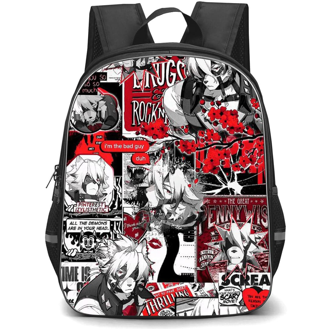Zenless Zone Zero Von Lycaon Backpack School Bag StudentPack - Von Lycaon Collage