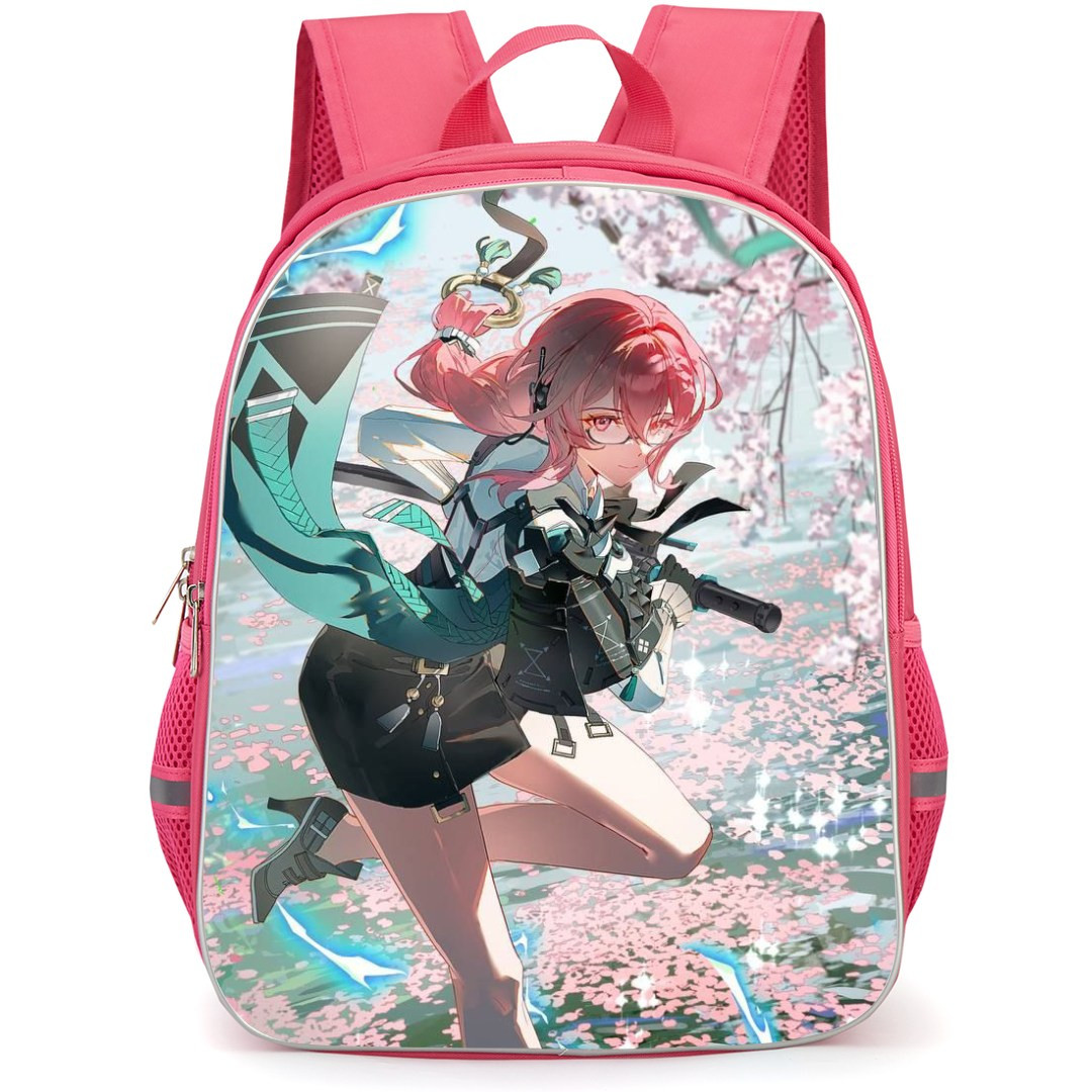 Zenless Zone Tsukishiro Yanagi Backpack StudentPack - Tsukishiro Yanagi Fight Pose