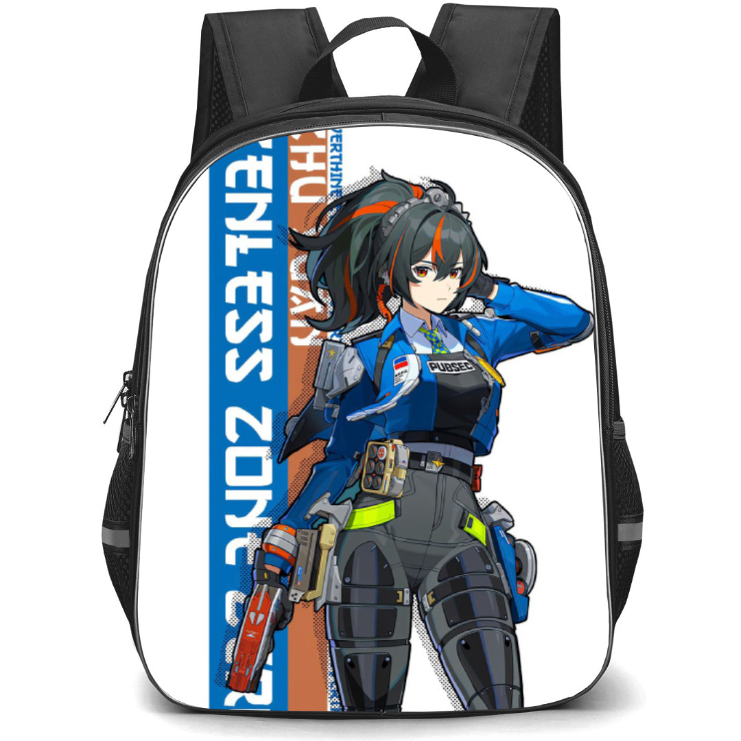 Zenless Zone Zhu Yuan Backpack StudentPack - Zhu Yuan Portrait White Background