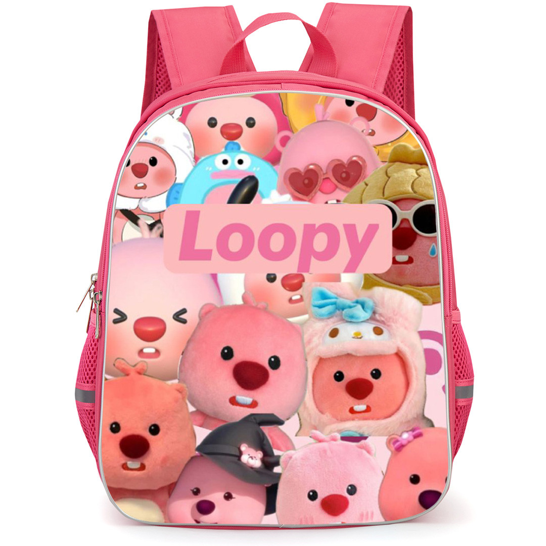 Zanmang Loopy Backpack School Bag StudentPack - Characters Collage Series Poster