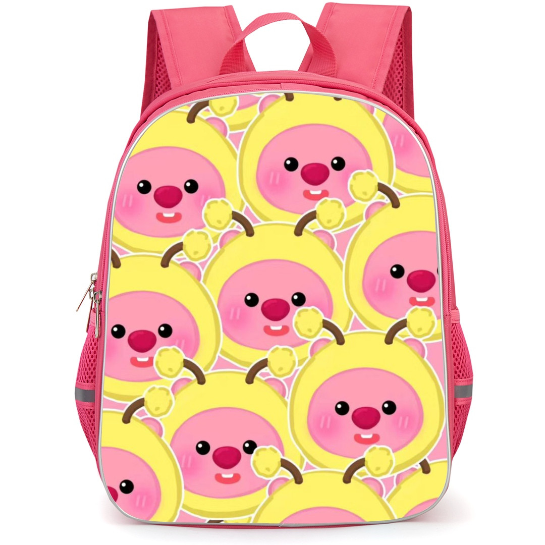 Zanmang Loopy School Backpack StudentPack - Zanmang Loopy Pattern Art Loopy Bee