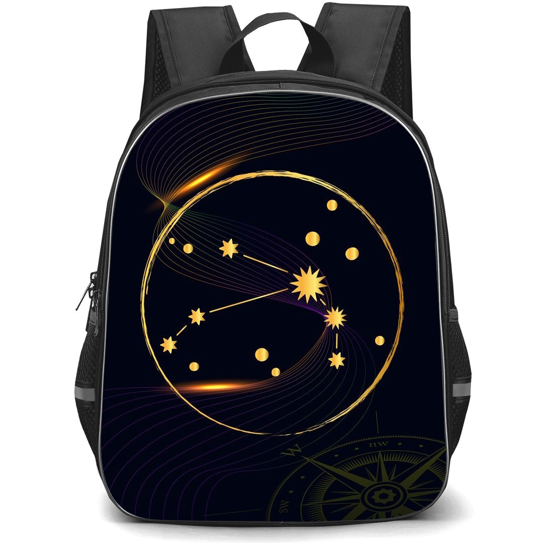 Zodiac Sign Aries Backpack StudentPack - Aries Constellation