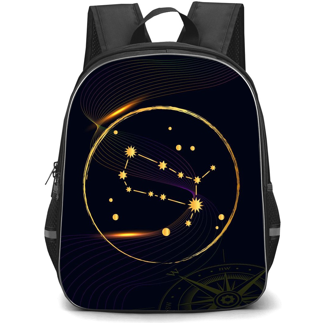 Zodiac Sign Gemini Backpack StudentPack - Gemini Constellation