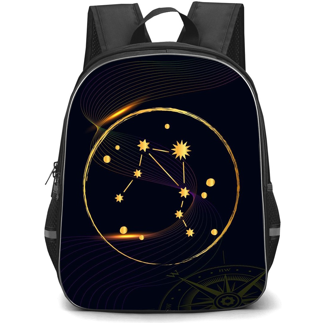 Zodiac Sign Libra Backpack StudentPack - Libra Constellation