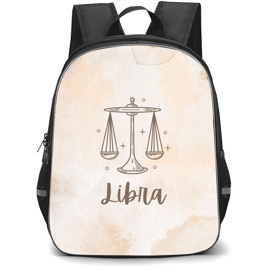 Zodiac Sign Libra Backpack StudentPack - Libra Sign On Neutral Background