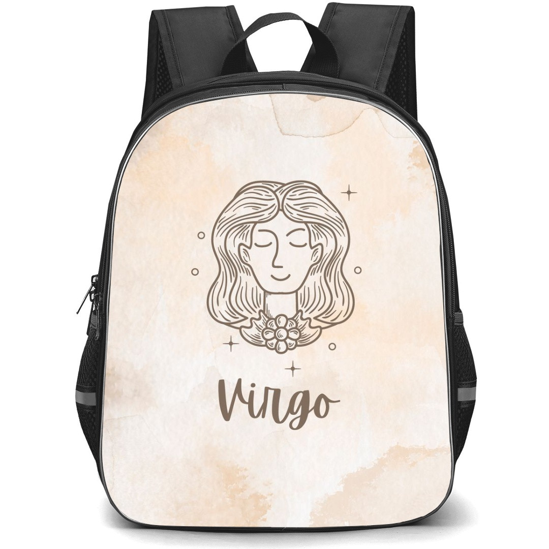 Zodiac Sign Virgo Backpack StudentPack - Virgo Sign On Neutral Background