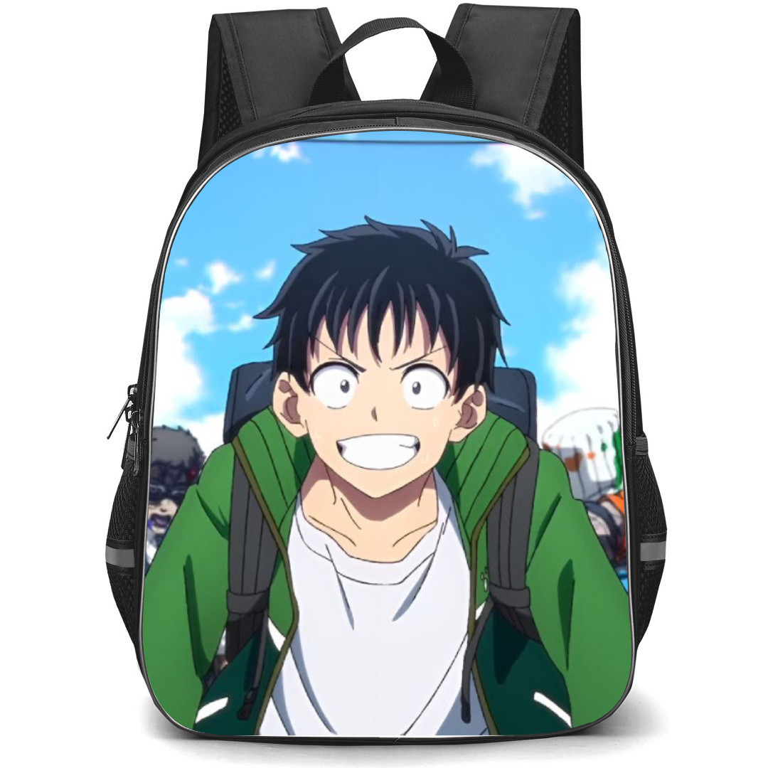 Zom 100 Bucket List of the Dead Akira Backpack StudentPack - Akira Smiling Portrait Zombie