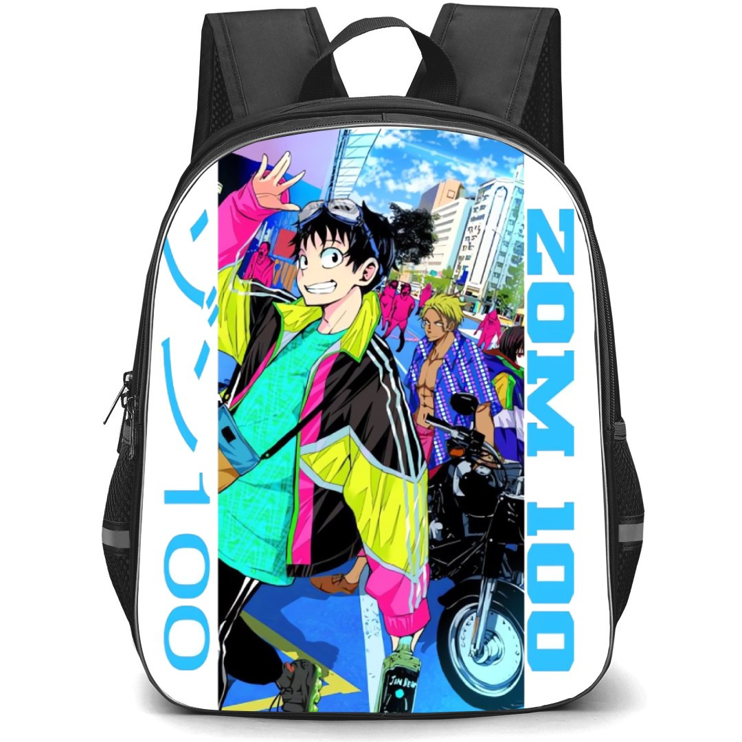 Zom 100 Bucket List of the Dead Backpack StudentPack - Akira And Kenichirou Smiling And Smirk