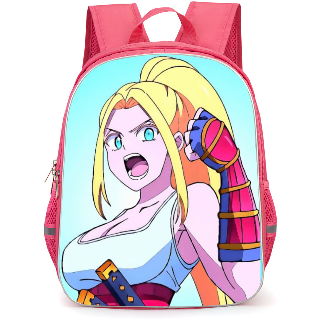 Zom 100 Bucket List of the Dead Beatrix Backpack StudentPack - Beatrix Angry Screaming Portrait