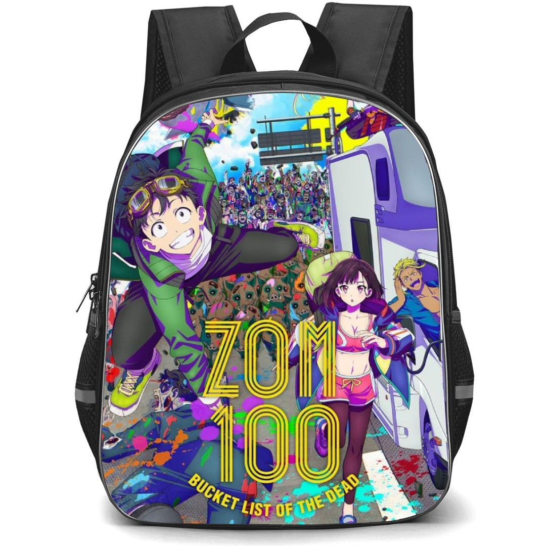 Zom 100 Bucket List of the Dead Backpack StudentPack - Characters Fighting Zombies