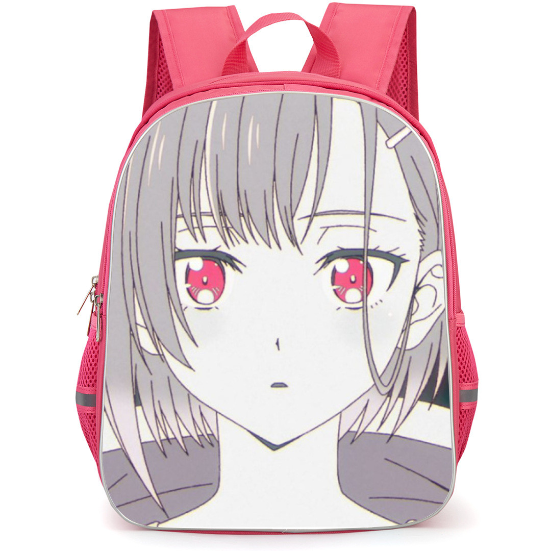 Zom 100 Bucket List of the Dead Shizuka Backpack StudentPack - Shizuka Black n White Portrait