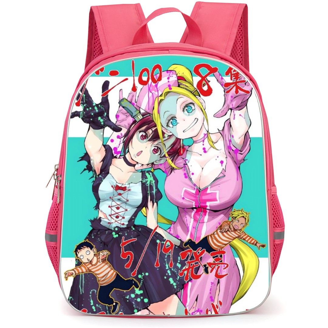 Zom 100 Bucket List of the Dead Backpack StudentPack - Shizuka And Beatrix Zombie