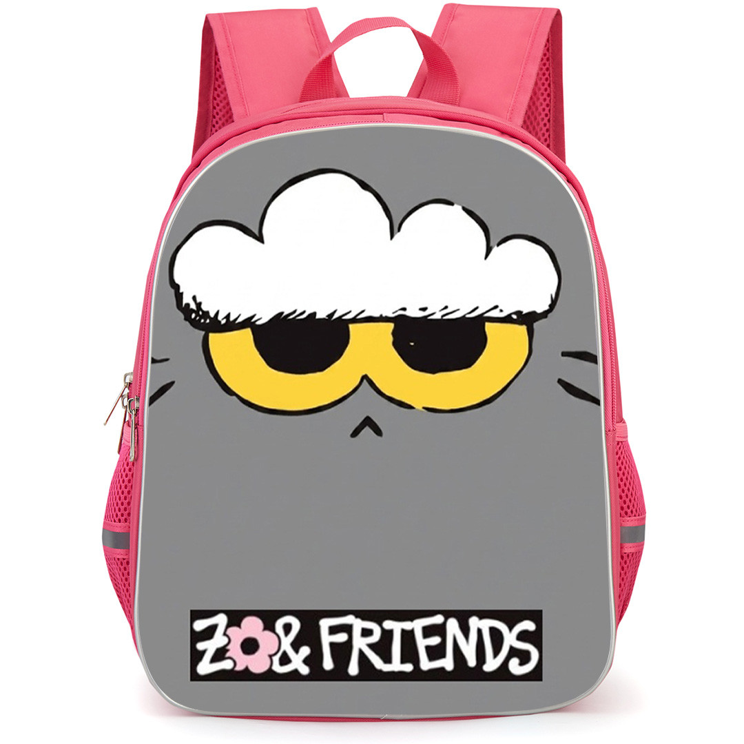 Zo And Friends Zoa Backpack School Bag StudentPack - Zoa Minimalist Face Illustration Art Poster