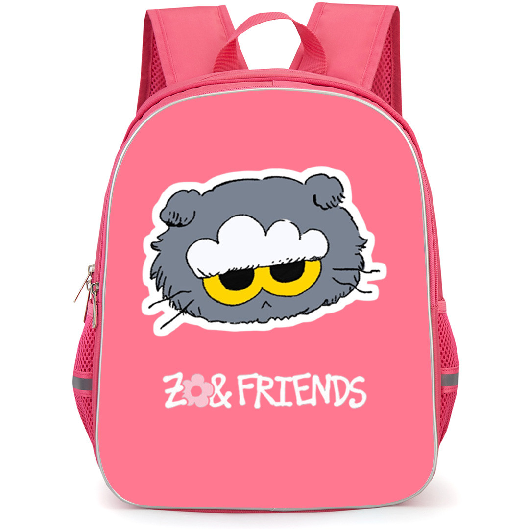 Zo And Friends Zoa Backpack School Bag StudentPack - Zoa Fluffy Cat Sticker