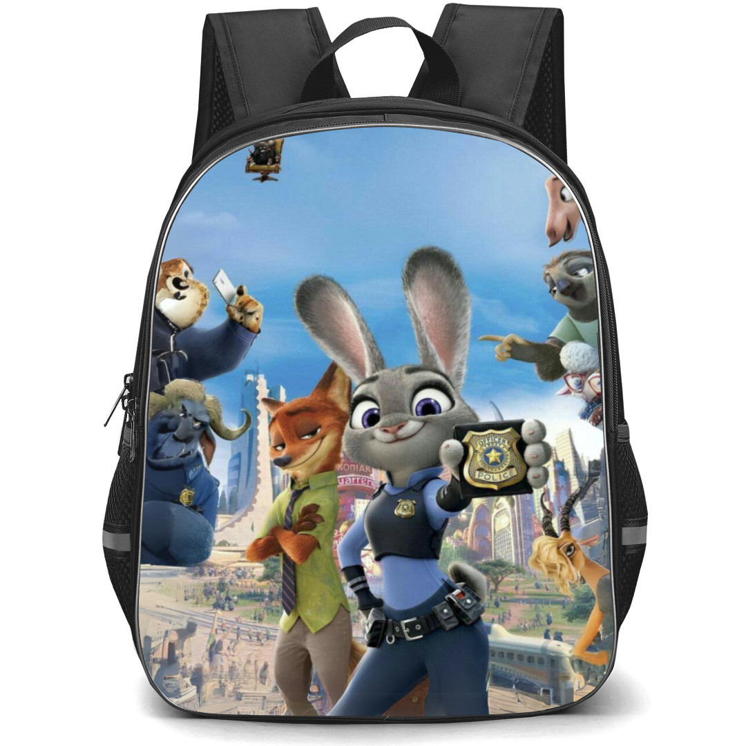 Zootopia Backpack Student Pack - Characters Police Badge