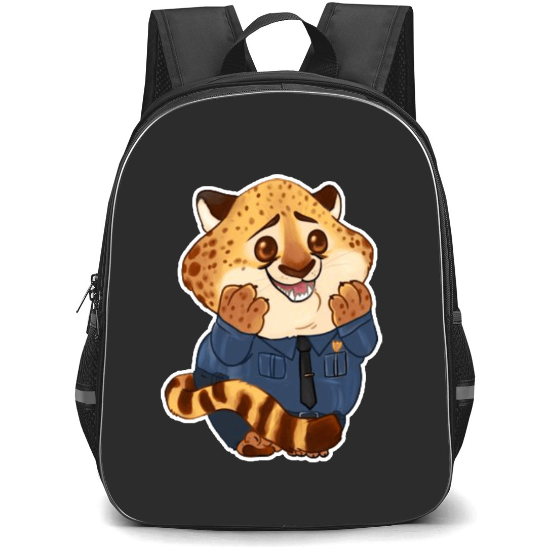 Zootopia Clawhauser Backpack Student Pack - Clawhauser Portrait Chibi Sticker