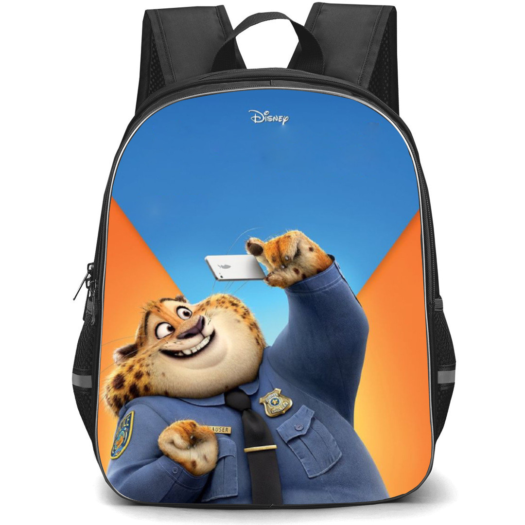 Zootopia Clawhauser Backpack Student Pack - Clawhauser Taking Selfie Series Poster