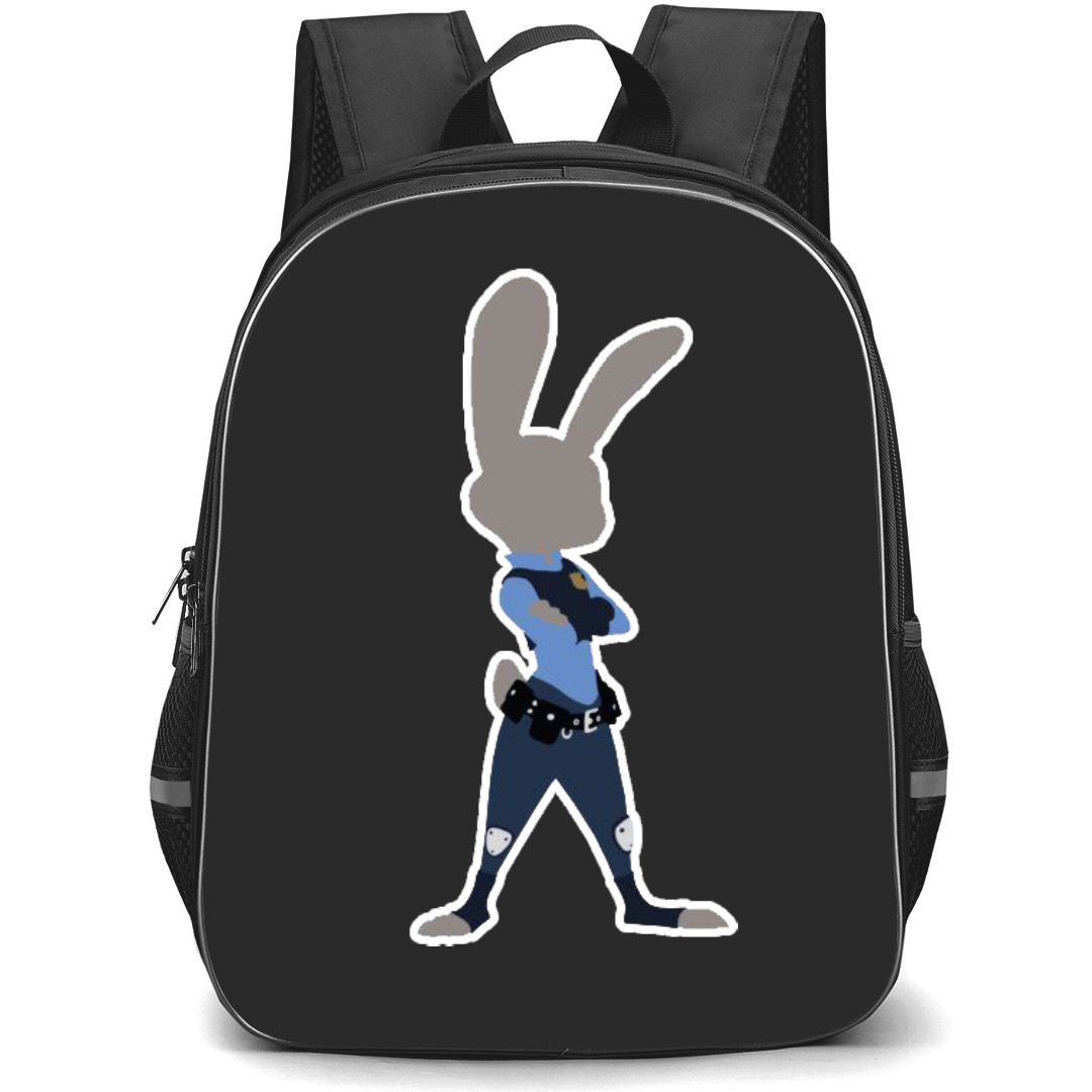 Zootopia Judy Hopps Backpack Student Pack - Judy Hopps Portrait Vector Art Sticker