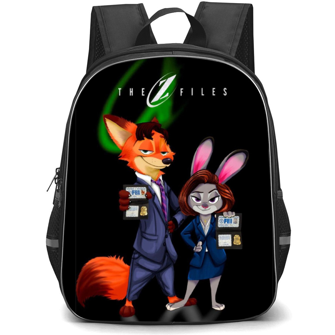 Zootopia Backpack Student Pack - Judy And Nick FBI Files Poster