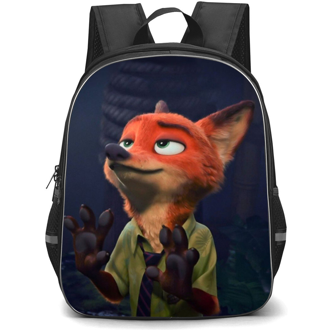 Zootopia Nick Wilde Backpack Student Pack - Nick Wilde Hold On I Slove This Quote Portrait