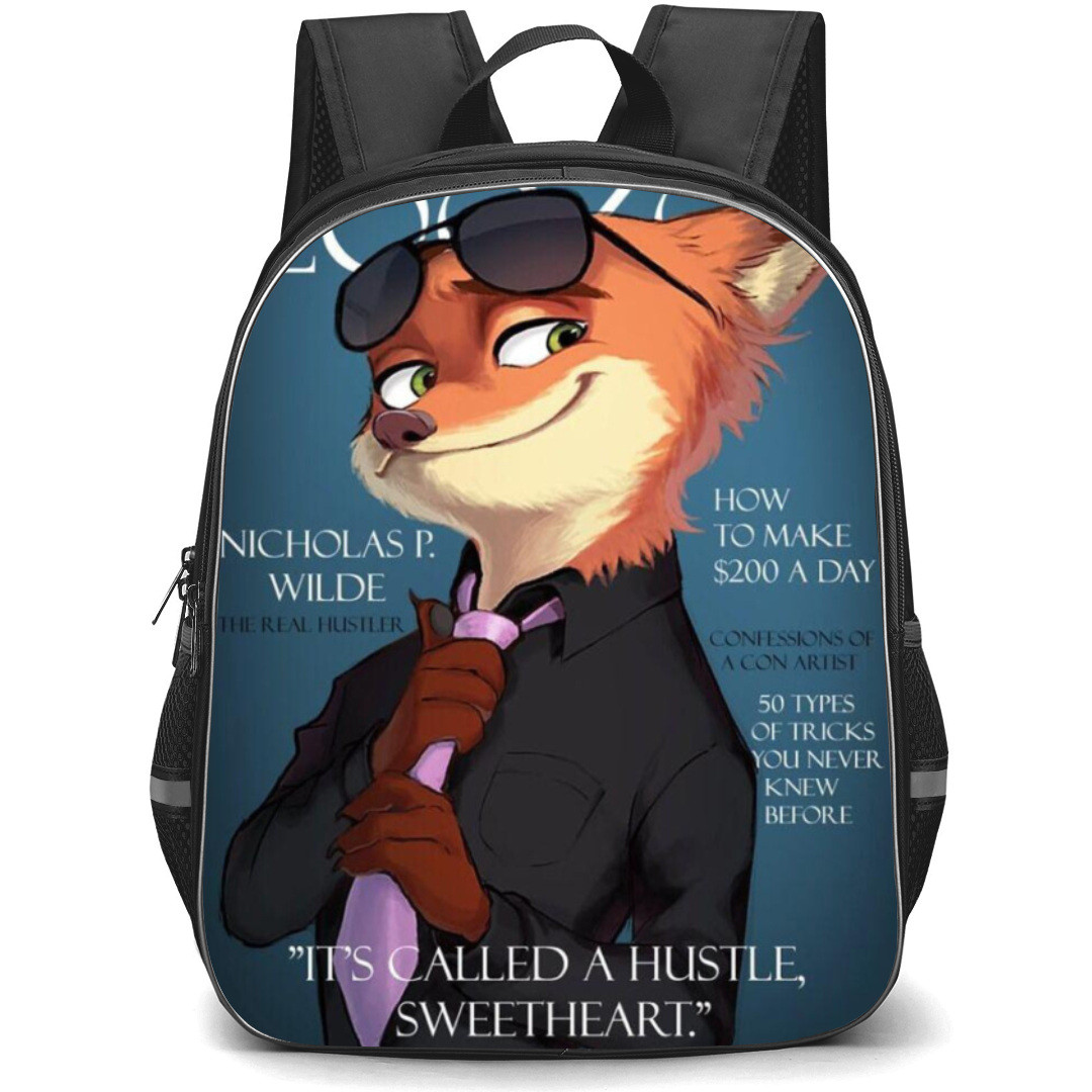 Zootopia Nick Wilde Backpack Student Pack - Nick Wilde Hustle Portrait Poster