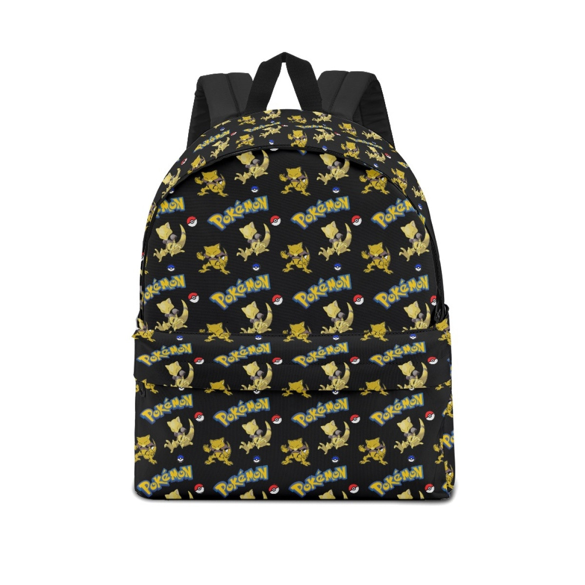 Pokemon Abra School Backpack Multicolor Schoolbag Rucksack - Abra Character Series Art