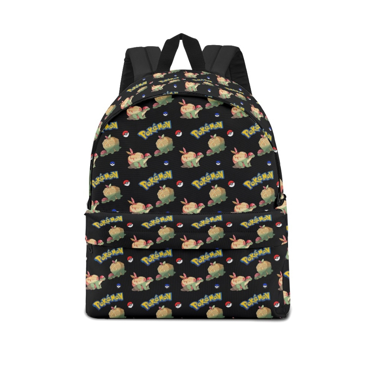 Pokemon Appletun School Backpack Multicolor Schoolbag Rucksack - Appletun Character Series Art