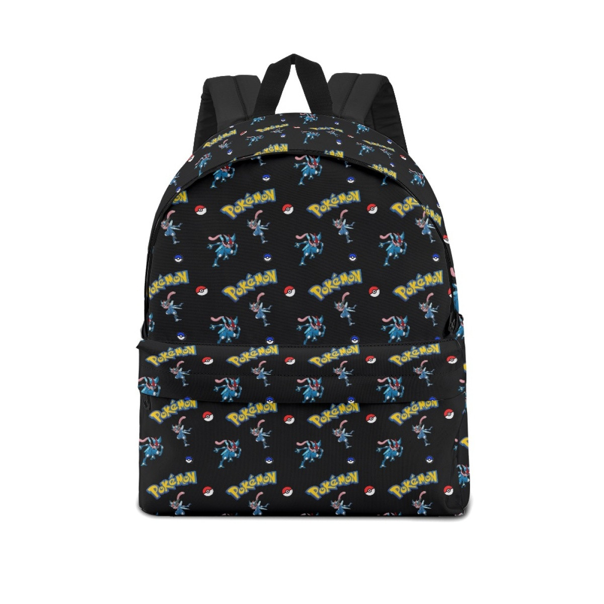 Pokemon Greninja School Backpack Multicolor Schoolbag Rucksack - Ash Greninja Character Series Art