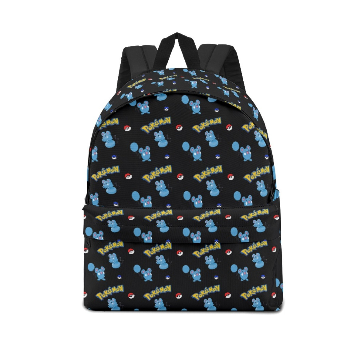 Pokemon Azurill School Backpack Multicolor Schoolbag Rucksack - Azurill Character Series Art