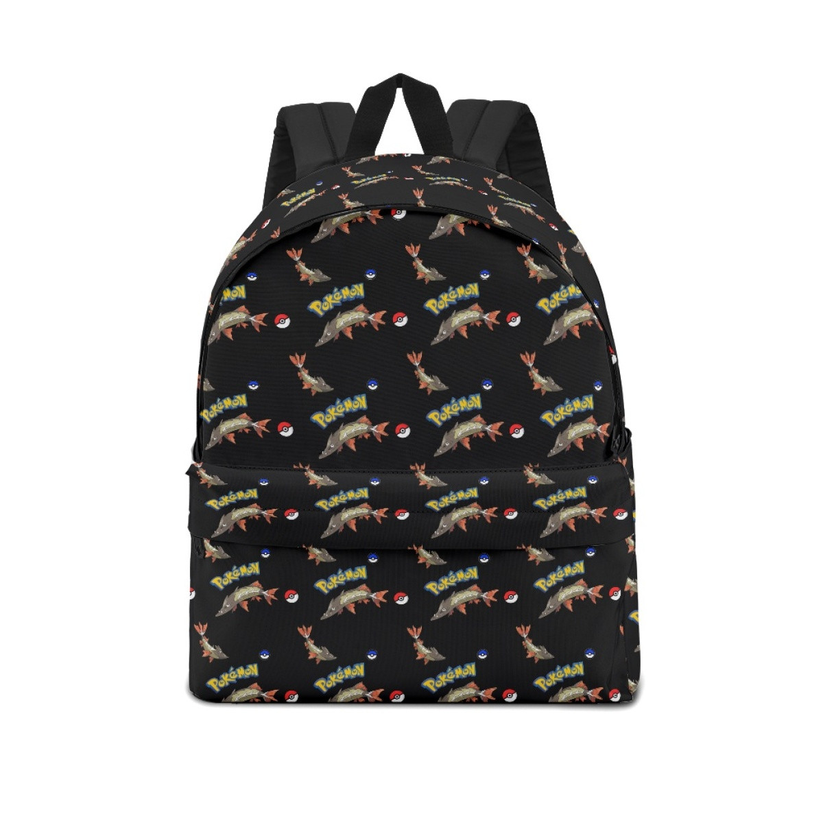 Pokemon Barraskewda School Backpack Multicolor Schoolbag Rucksack - Barraskewda Character Series Art