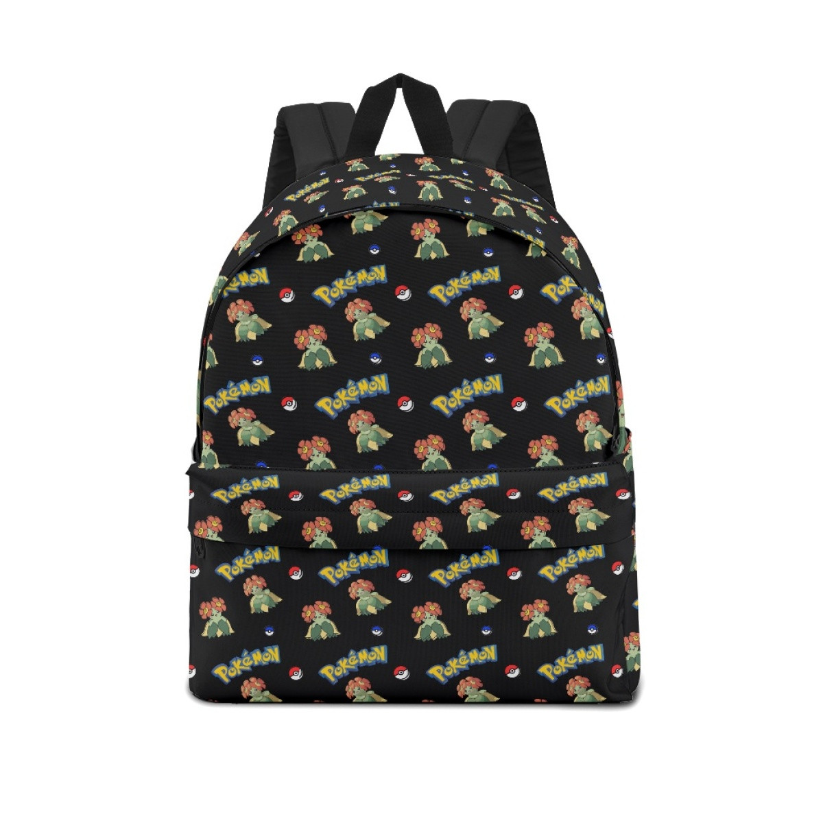 Pokemon Bellossom School Backpack Multicolor Schoolbag Rucksack - Bellossom Character Series Art