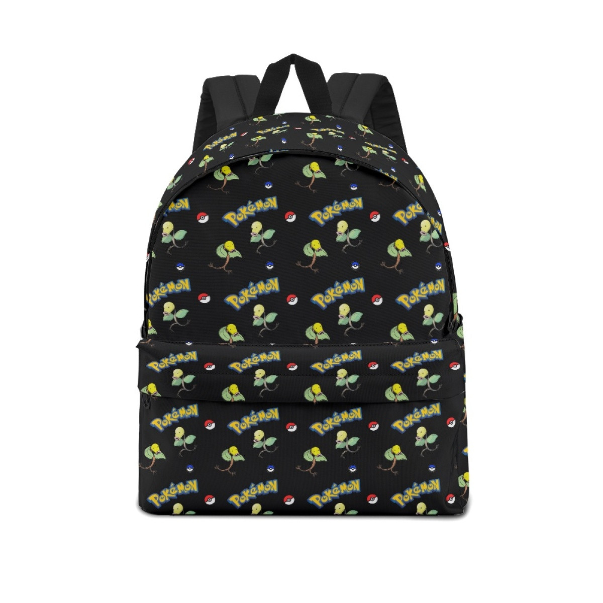Pokemon Bellsprout School Backpack Multicolor Schoolbag Rucksack - Bellsprout Character Series Art