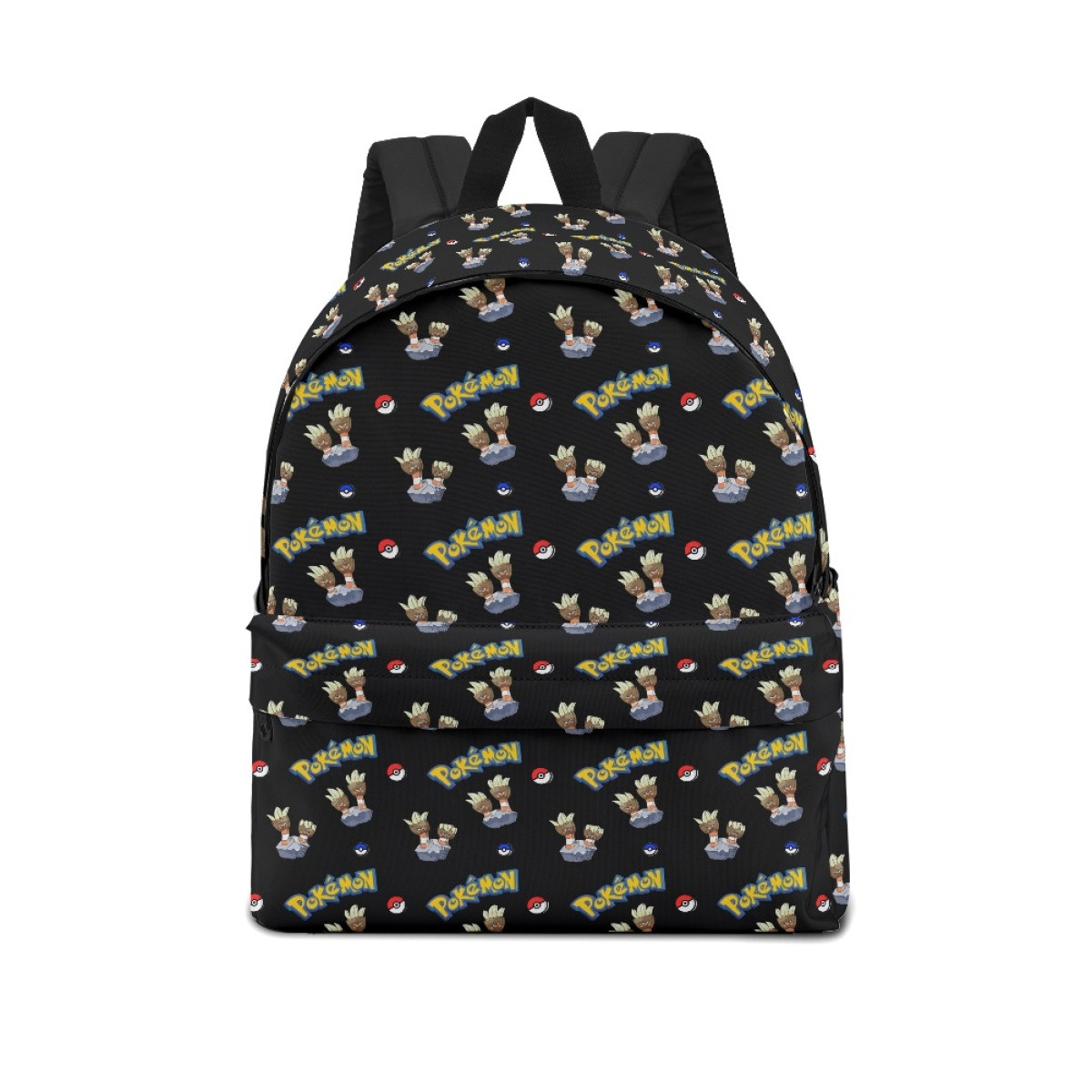 Pokemon Binacle School Backpack Multicolor Schoolbag Rucksack - Binacle Character Series Art