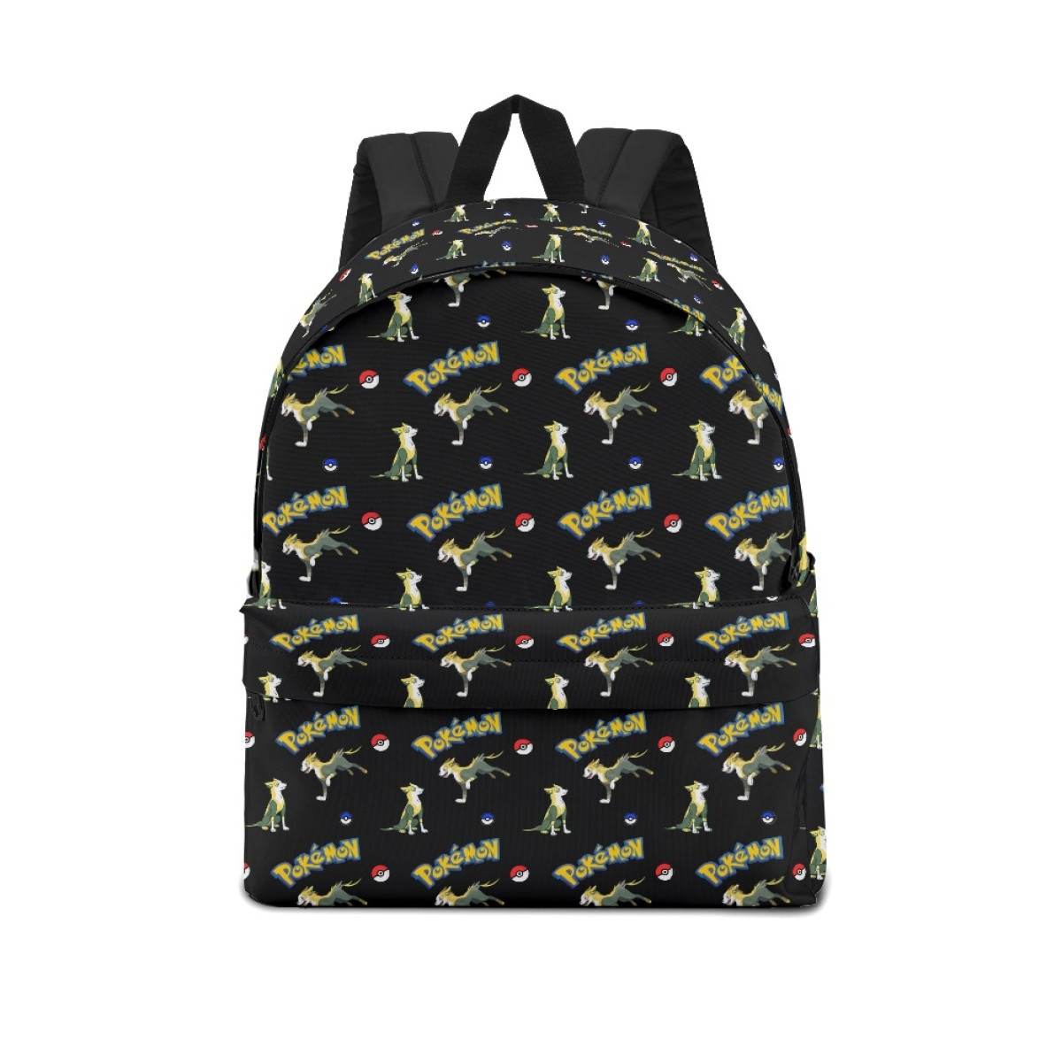 Pokemon Boltund School Backpack Multicolor Schoolbag Rucksack - Boltund Character Series Art