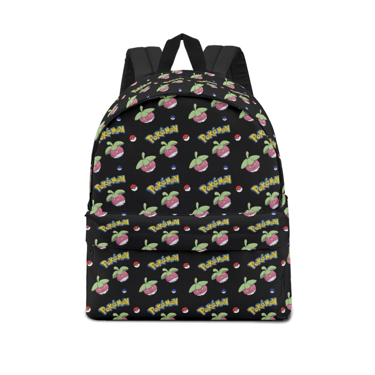 Pokemon Bounsweet School Backpack Multicolor Schoolbag Rucksack - Bounsweet Character Series Art