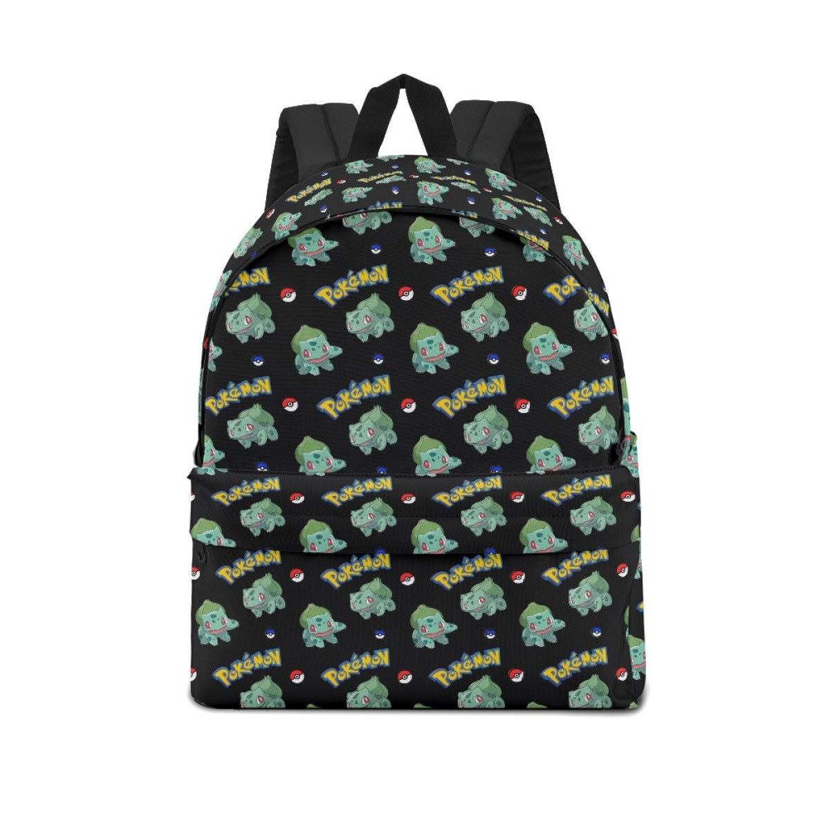 Pokemon Bulbasaur School Backpack Multicolor Schoolbag Rucksack - Bulbasaur Character Series Art