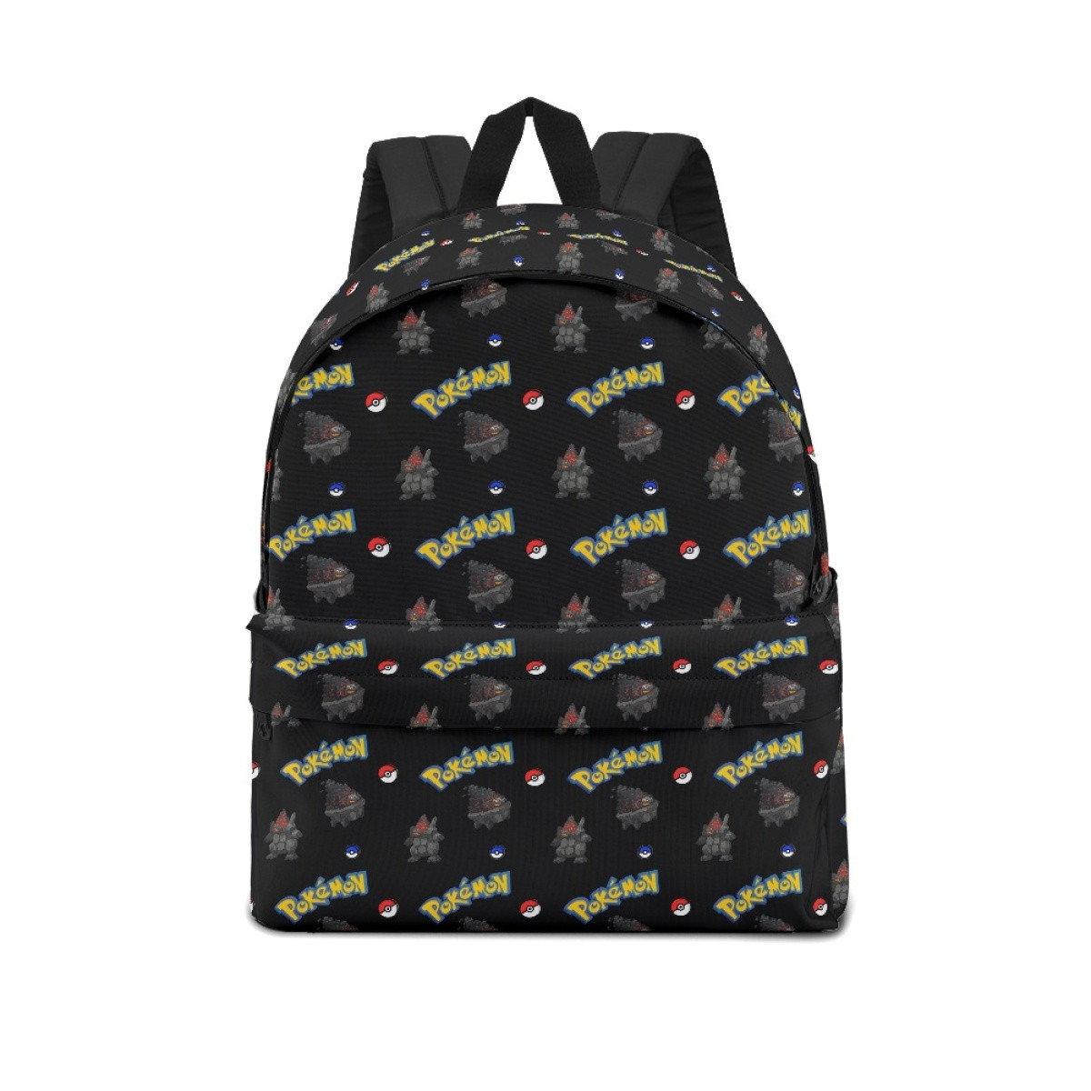 Pokemon Carkol School Backpack Multicolor Schoolbag Rucksack - Carkol Character Series Art