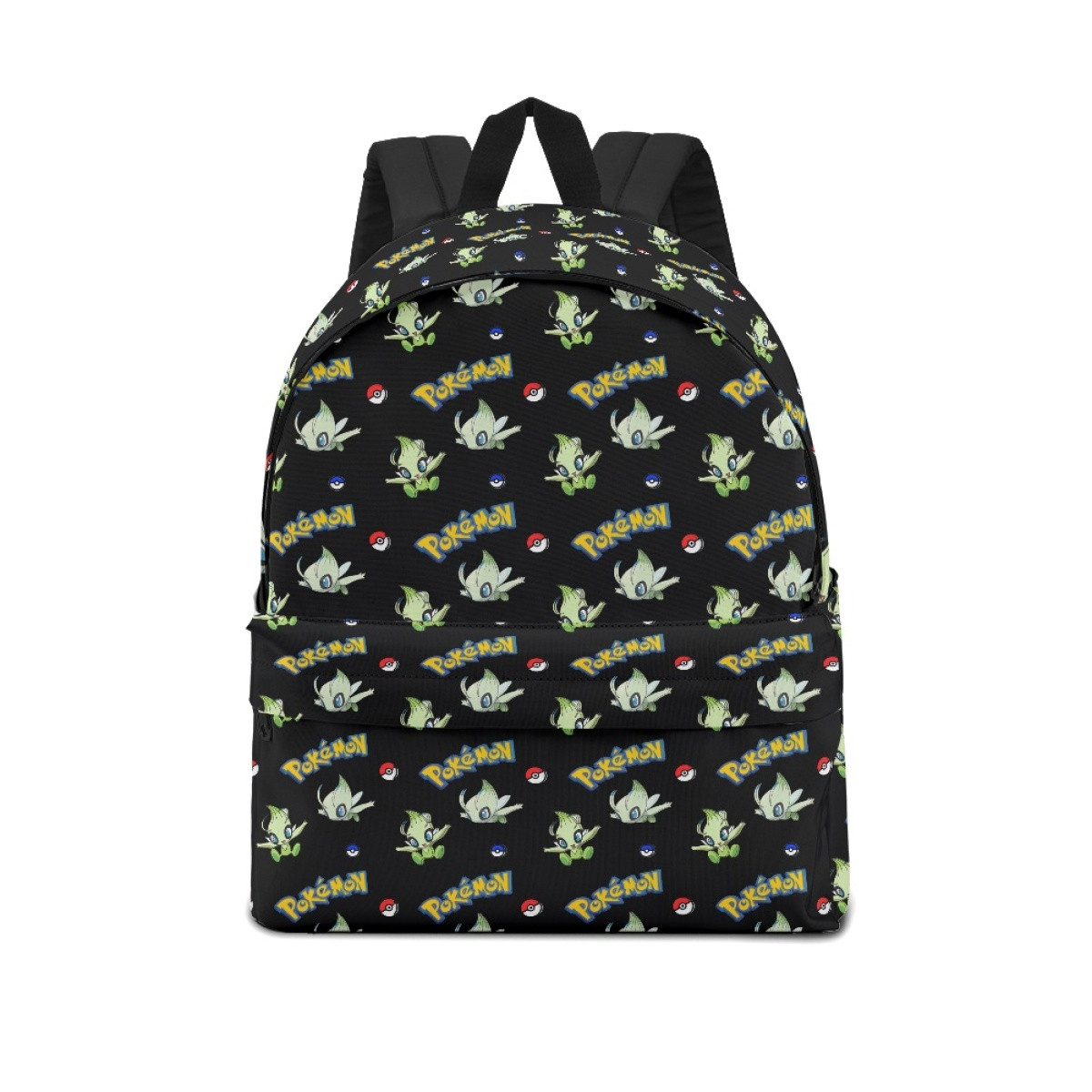 Pokemon Celebi School Backpack Multicolor Schoolbag Rucksack - Celebi Character Series Art