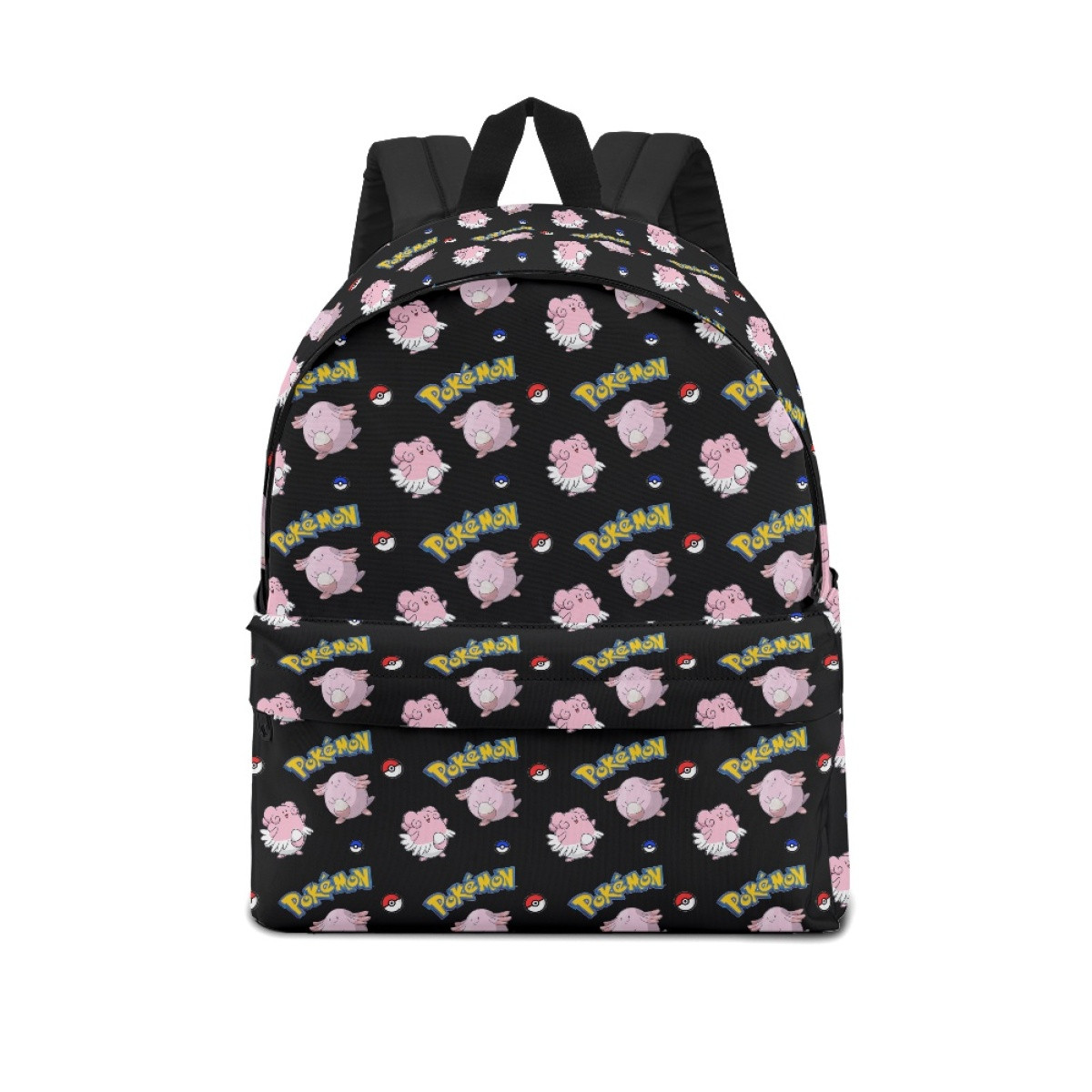 Pokemon Chansey School Backpack Multicolor Schoolbag Rucksack - Chansey Character Series Art