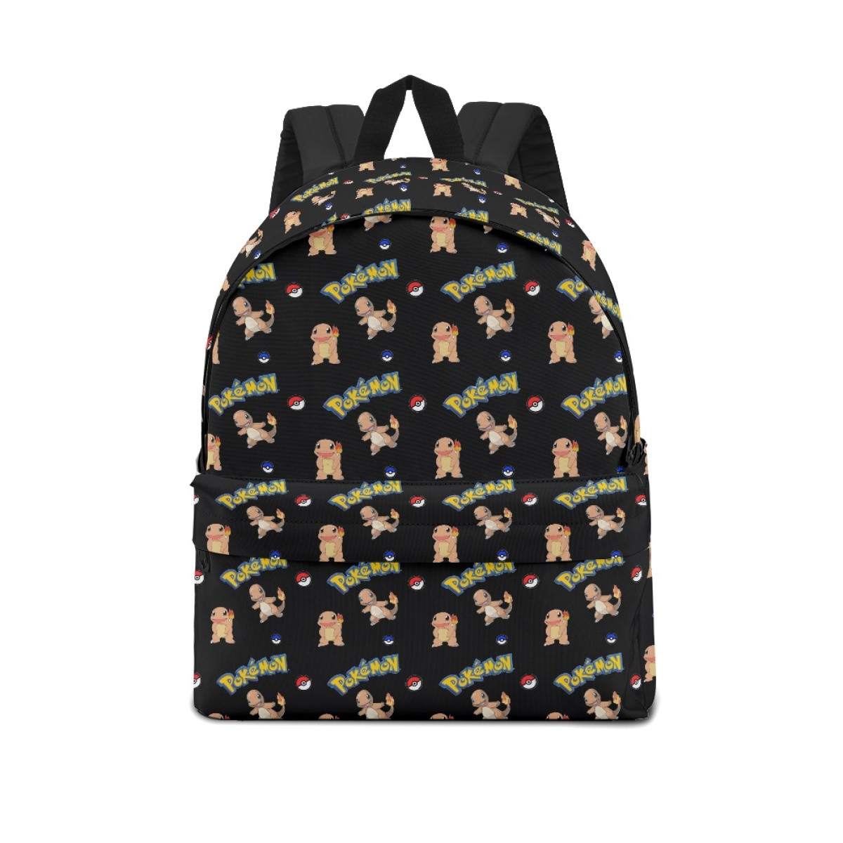 Pokemon Charmander School Backpack Multicolor Schoolbag Rucksack - Charmander Character Series Art