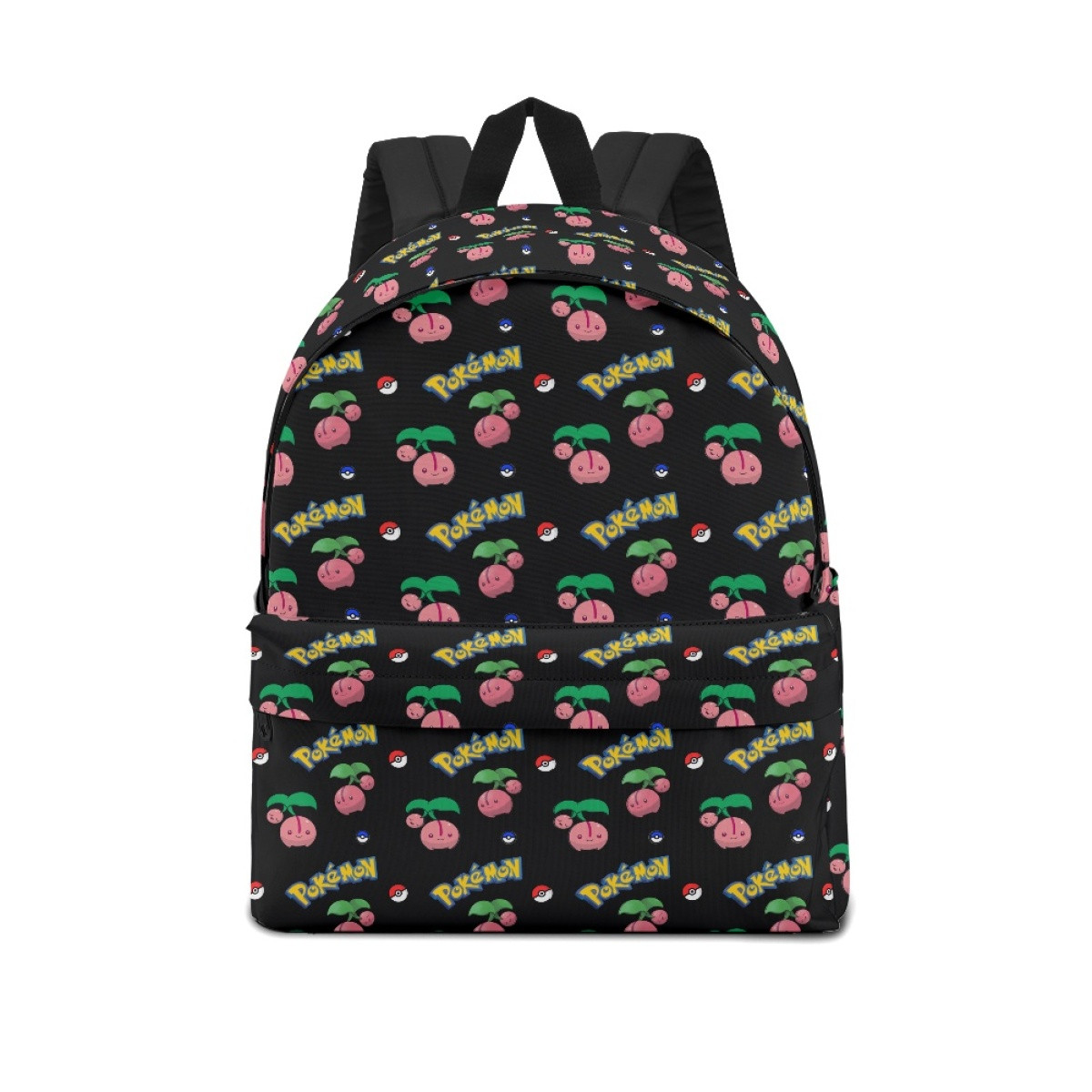 Pokemon Cherubi School Backpack Multicolor Schoolbag Rucksack - Cherubi Character Series Art